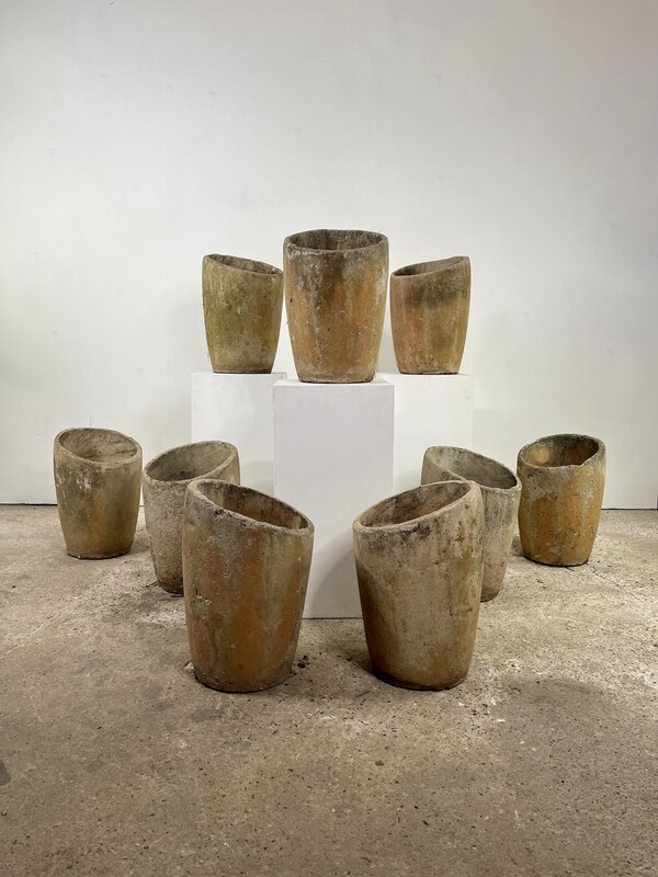 Concrete plant pot Pots à plantes en beton Jardin 