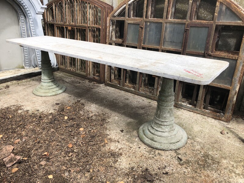 Marble console Grande console en marbre & Beton 