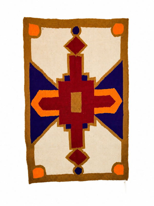 Tapisserie  NDÉBÉLÉ Afrique du Sud / Wool Tapestry