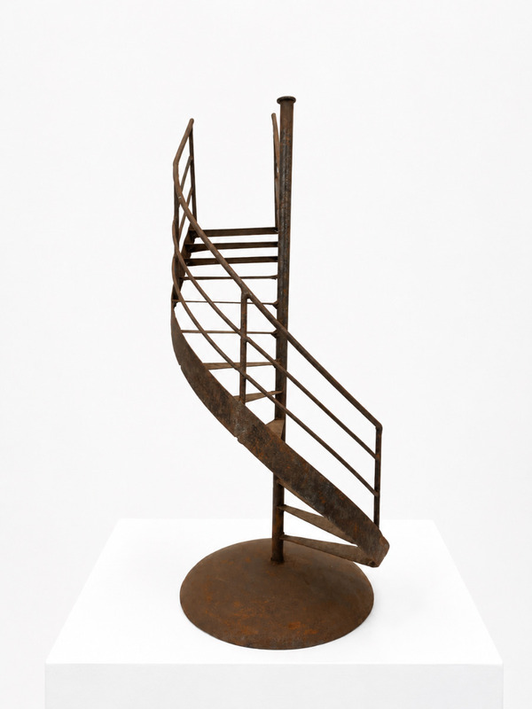 Travail de compagnon Escalier hélicoïdal en métal / Spiral métal staircase